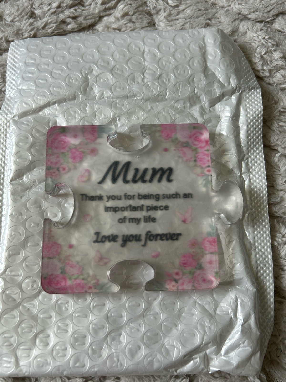 Mum Acrylic Jigsaw Puzzle Piece Gift Plaque Ornament