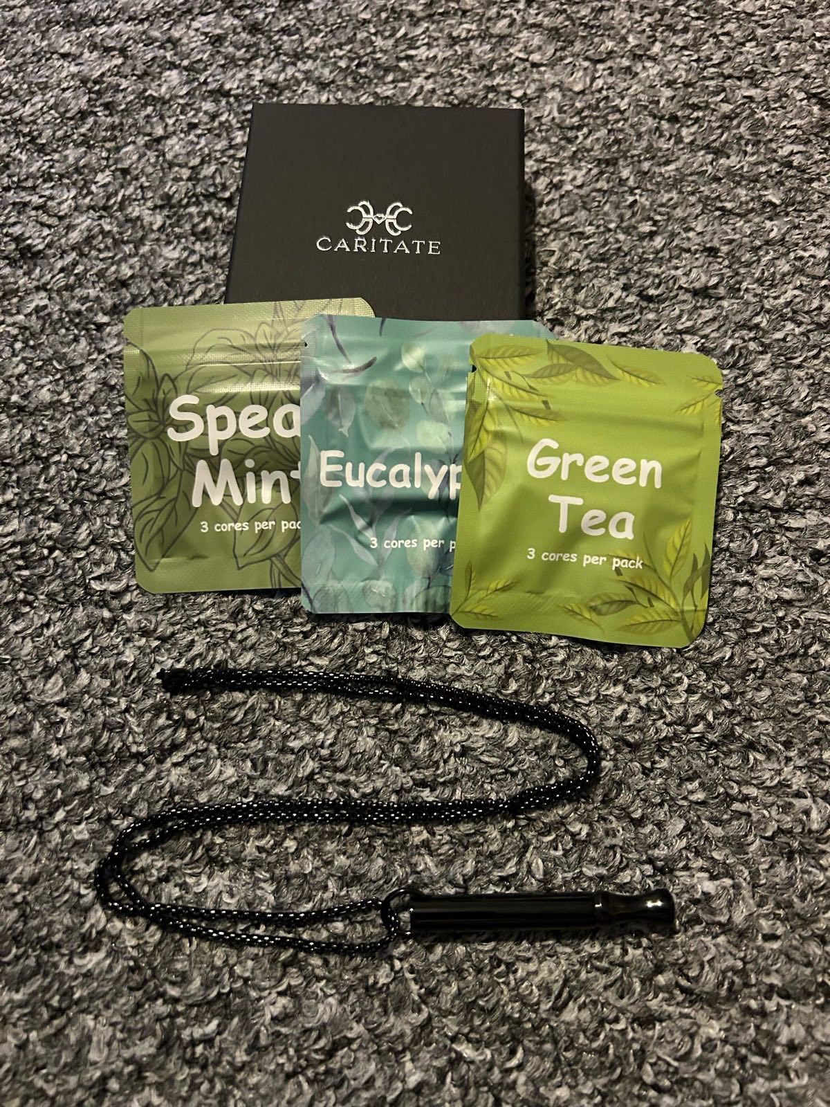 Mindfulness Anxiety Breathing Necklace for Men and Women