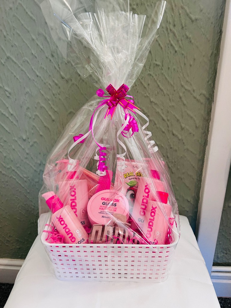 Women's & Teens Pamper Hamper Haircare Pink Gudlox Birthdays Just For You Gift