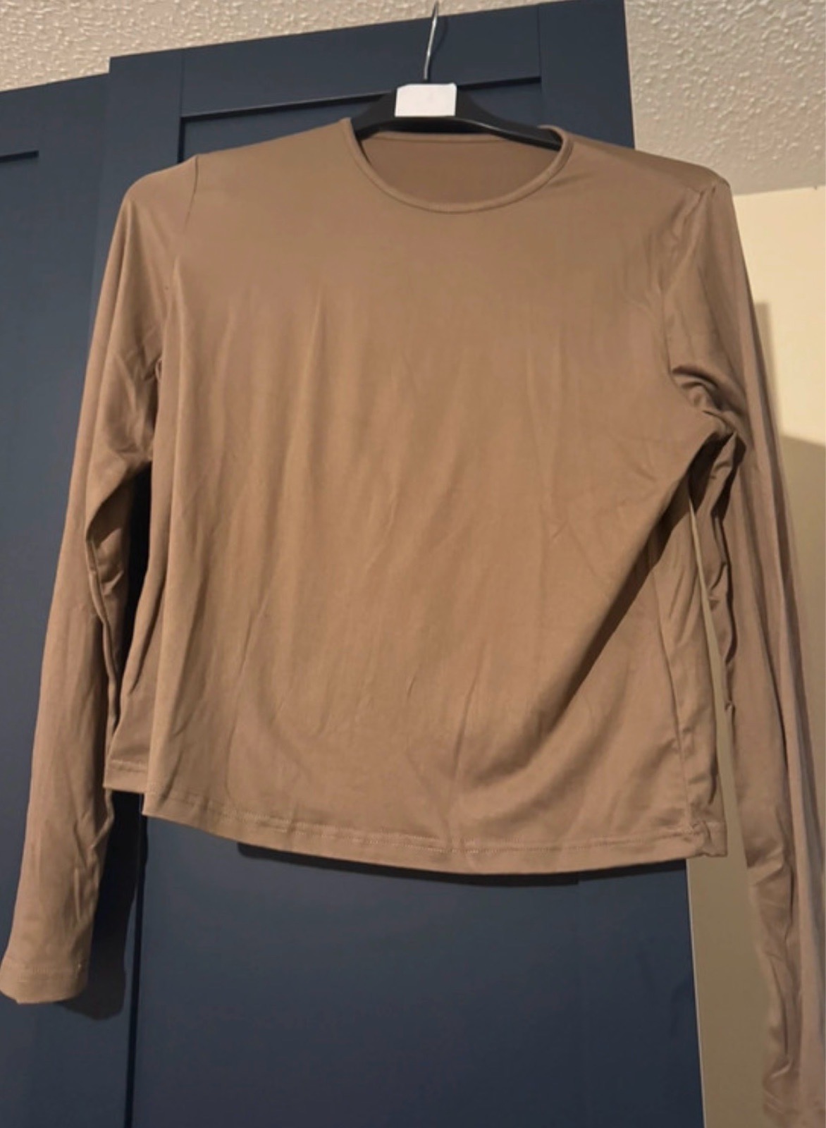 Long sleeve brown top size xxl