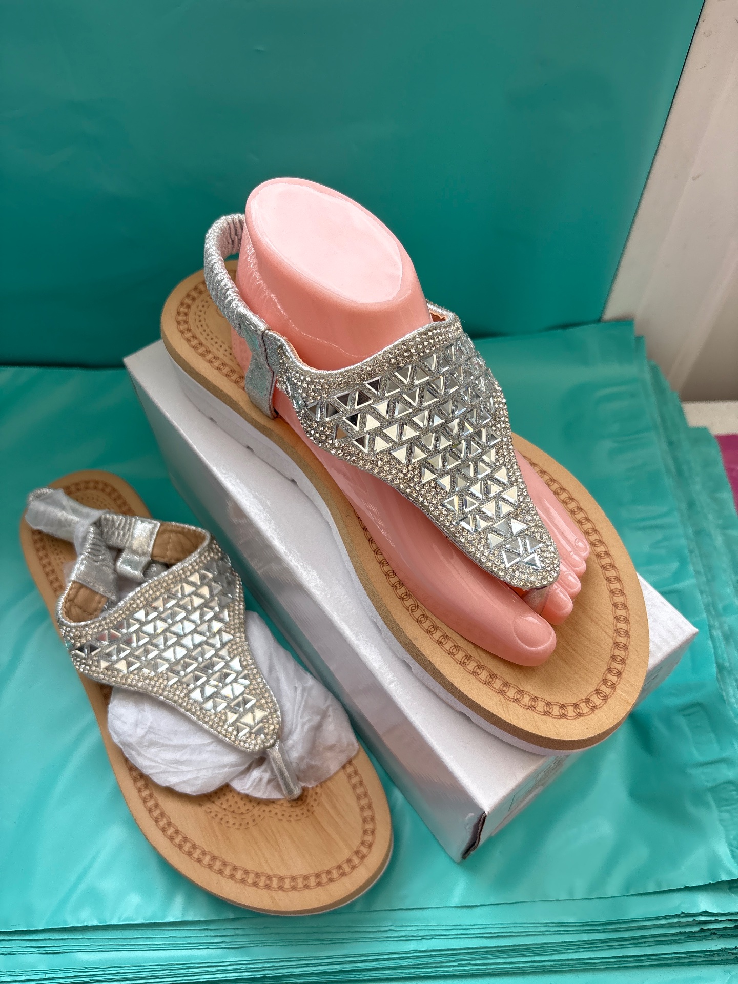 Ladies sparkly sandles