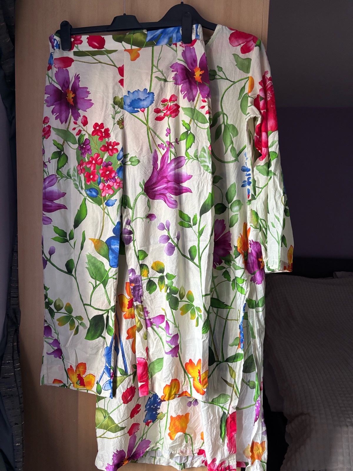 Sapphire Floral Lawn Co-ord Set (Medium)