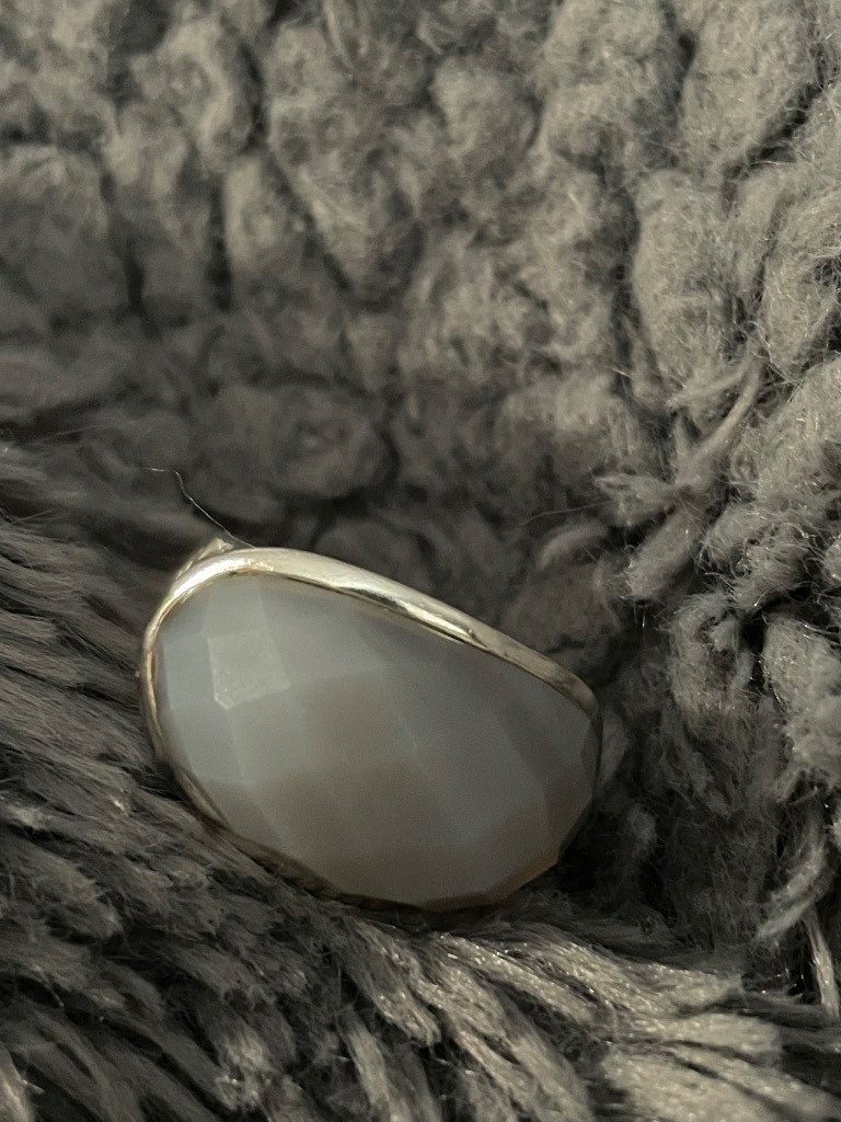 Silver statement ring sterling silver