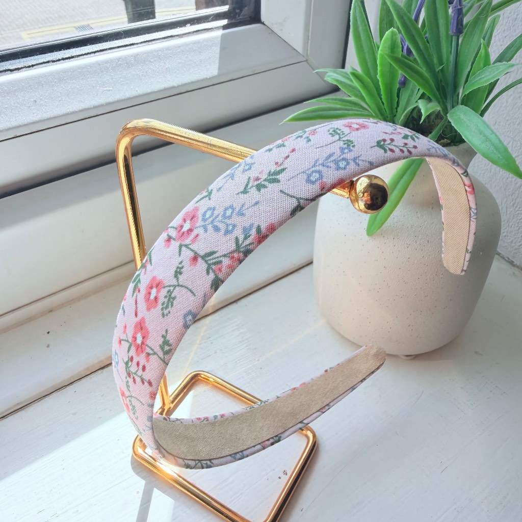Pink Floral Headband