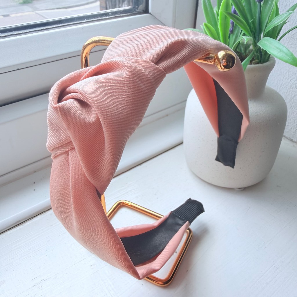 Blush Pink Knot Headband