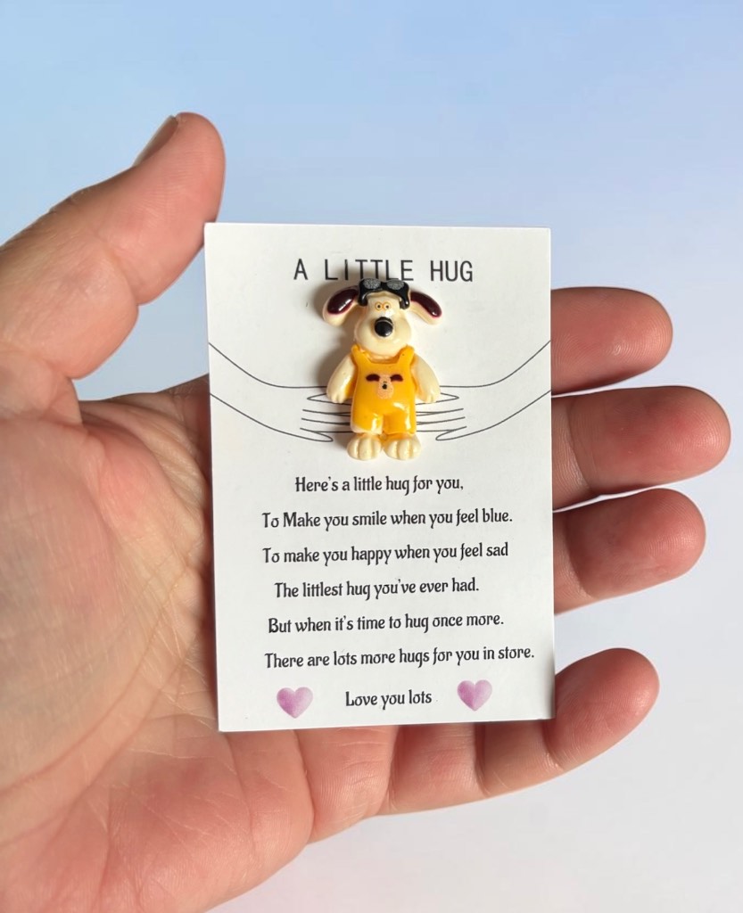 Need a hug quote Gromit charm