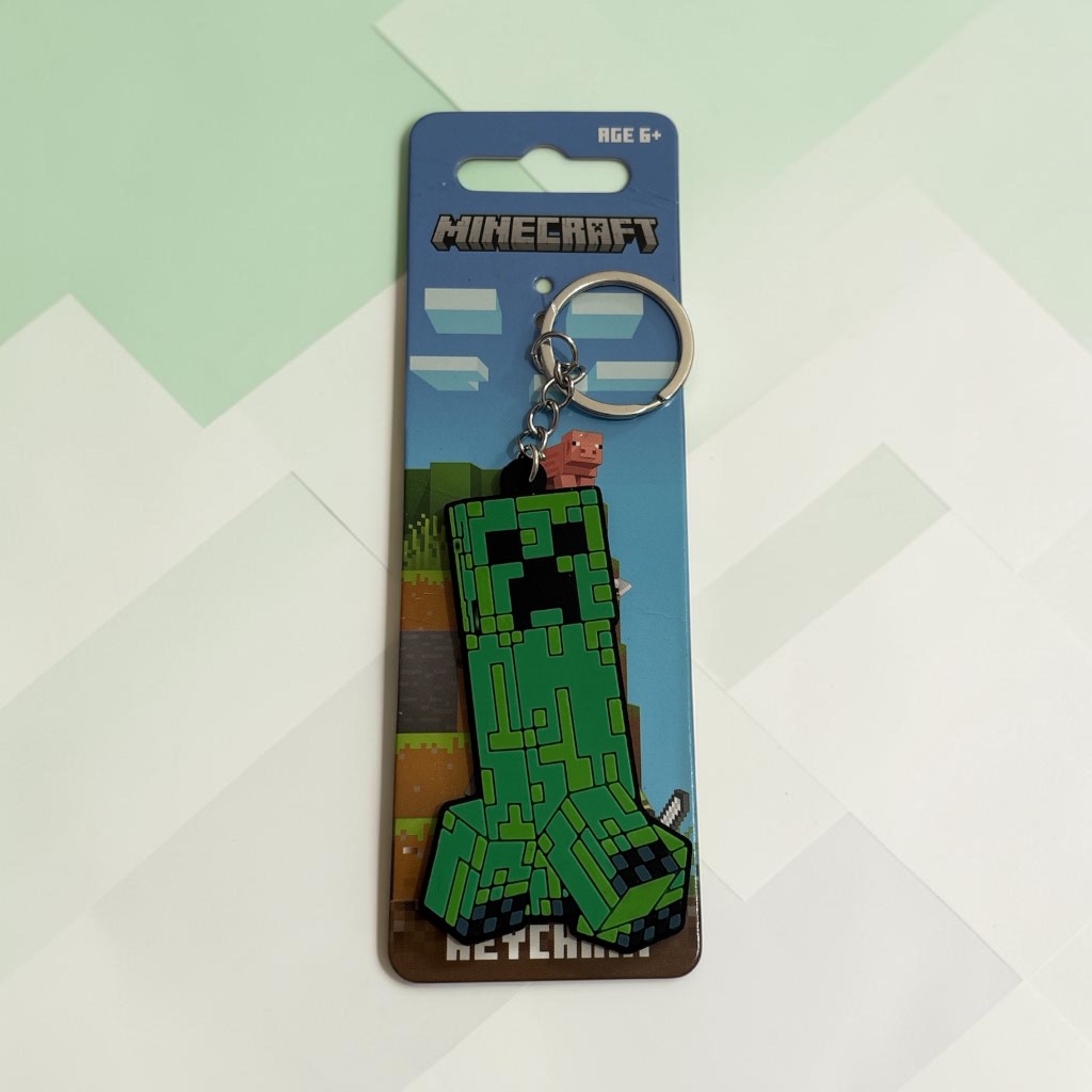 Character Minecraft key ring