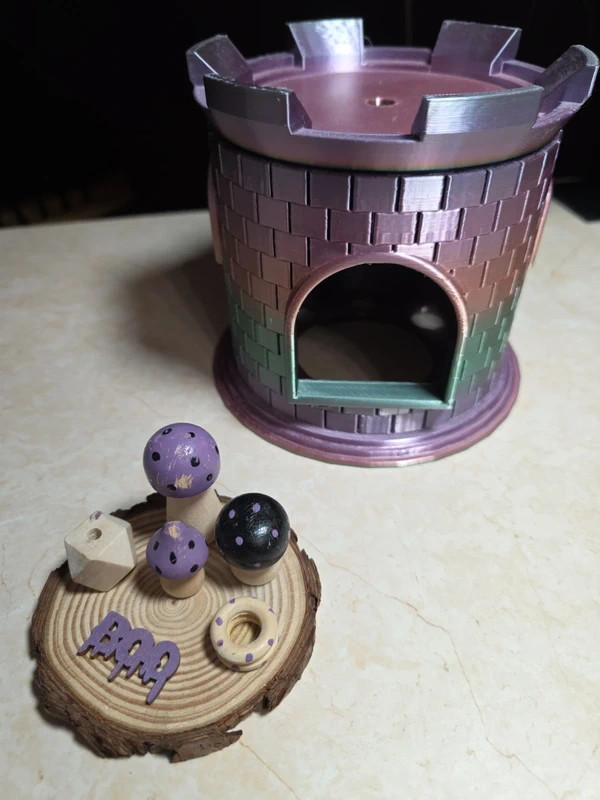 Halloween Hamster Spray Holder and Castle House