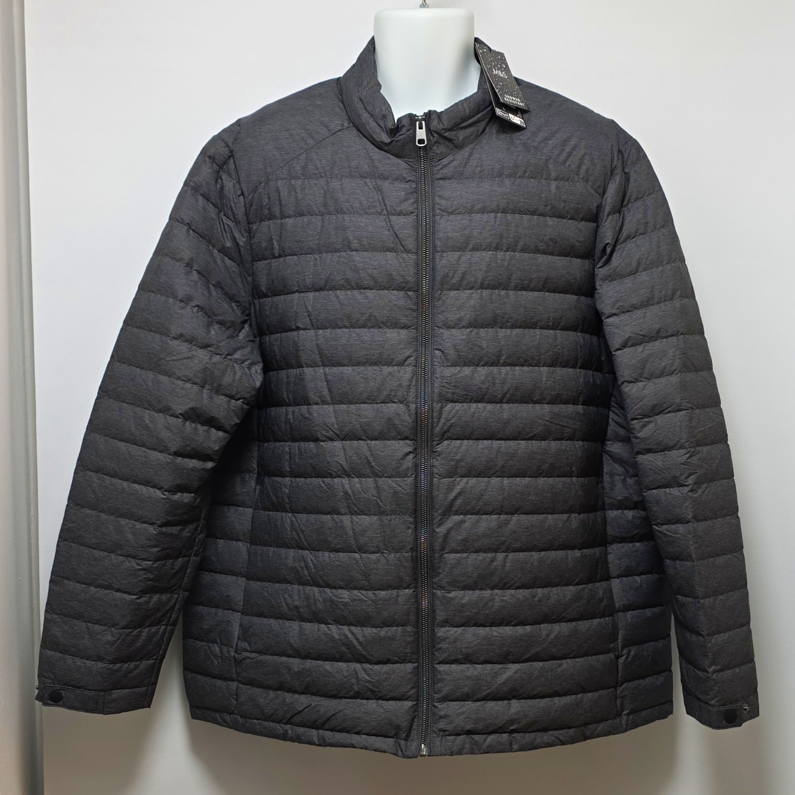 M&S Stormwear Shower Resistant 700 Fill Down Quilted Puffer Jacket Grey 3XL