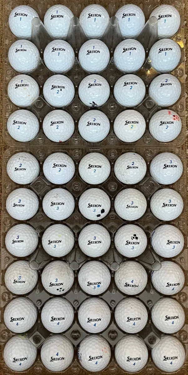50 x Srixon AD333 Golf Balls - Job Lot Lake Balls