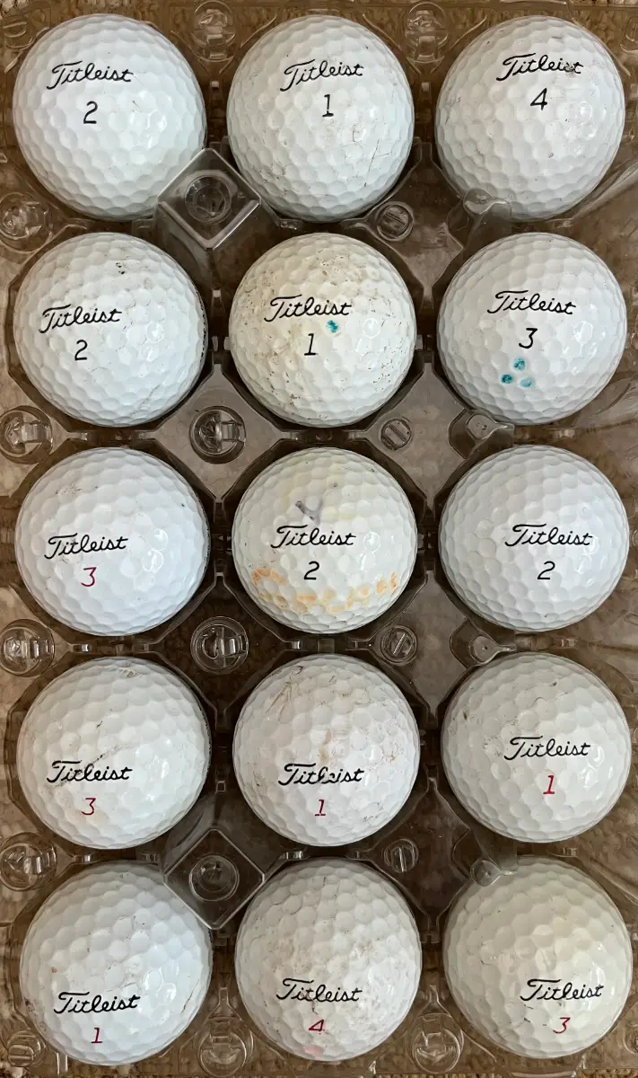 15 x Vintage Titleist Y2K Pro V1 392 & Pro V1x 332 Golf Balls Classic Era VGC