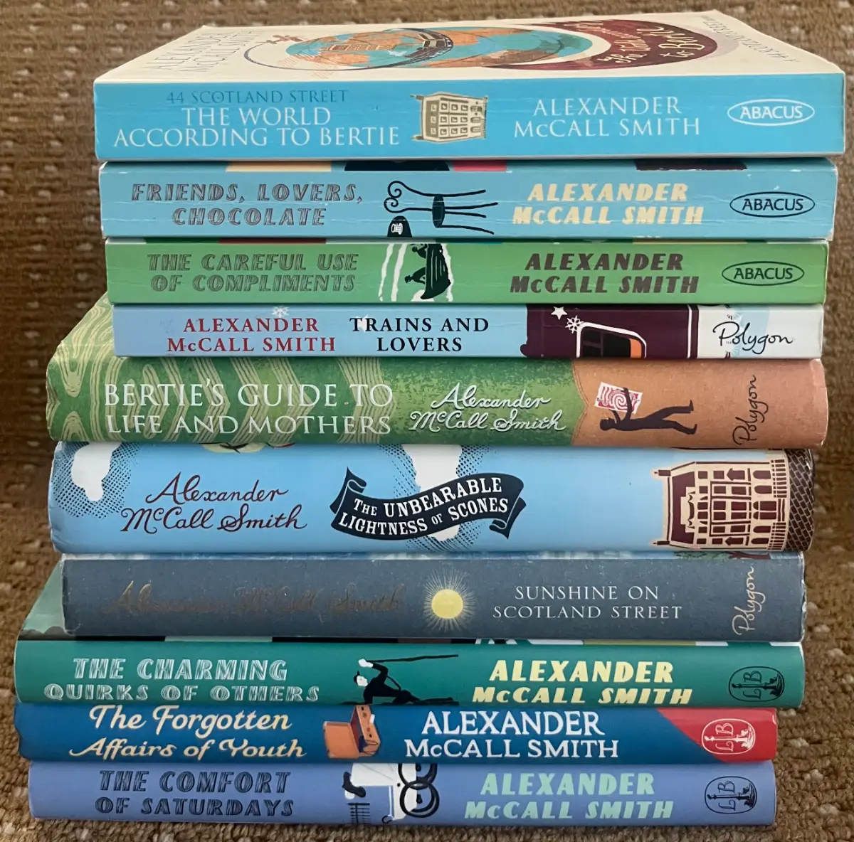 10 Book Bundle by Alexander McCall Smith 6 HB 4 PB Summer Reading Scotland St VGC