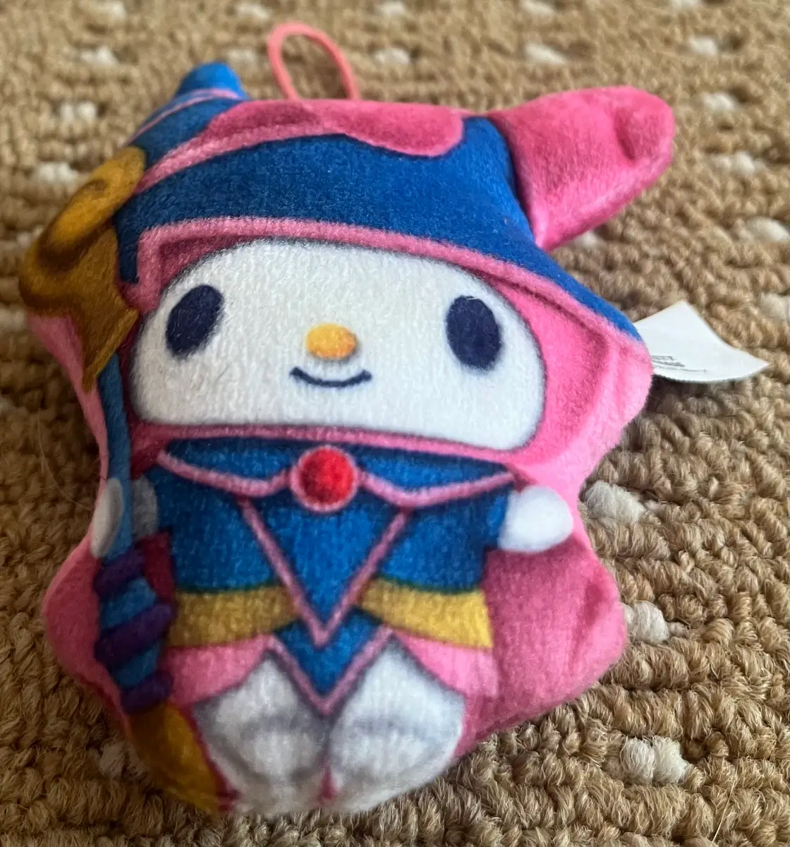 YuGiOh! X Hello Kitty Dark Magician Girl Plush McDonald's Happy Meal 2024 in VGC