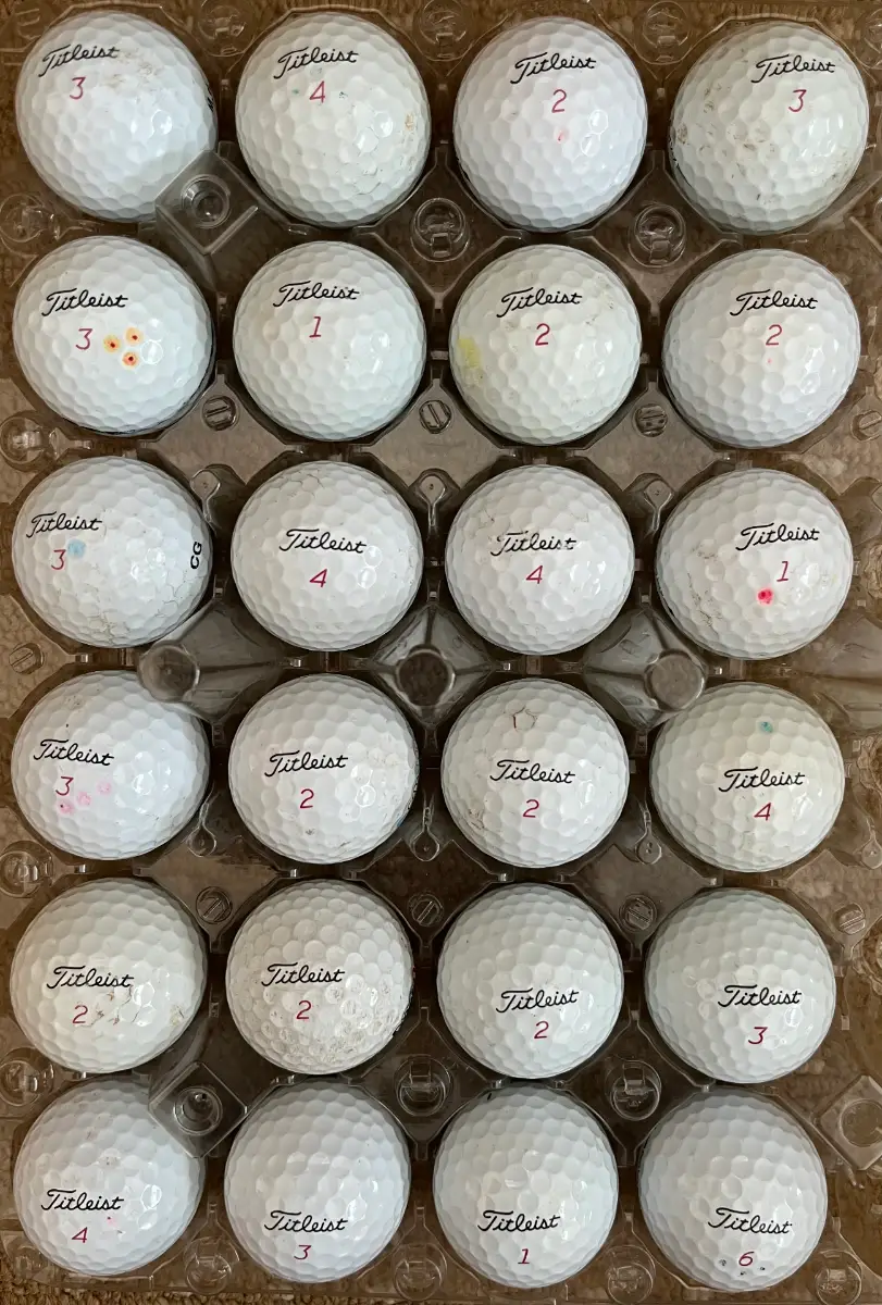 24 x Titleist Pro V1x Golf Balls Mixed Generations VGC