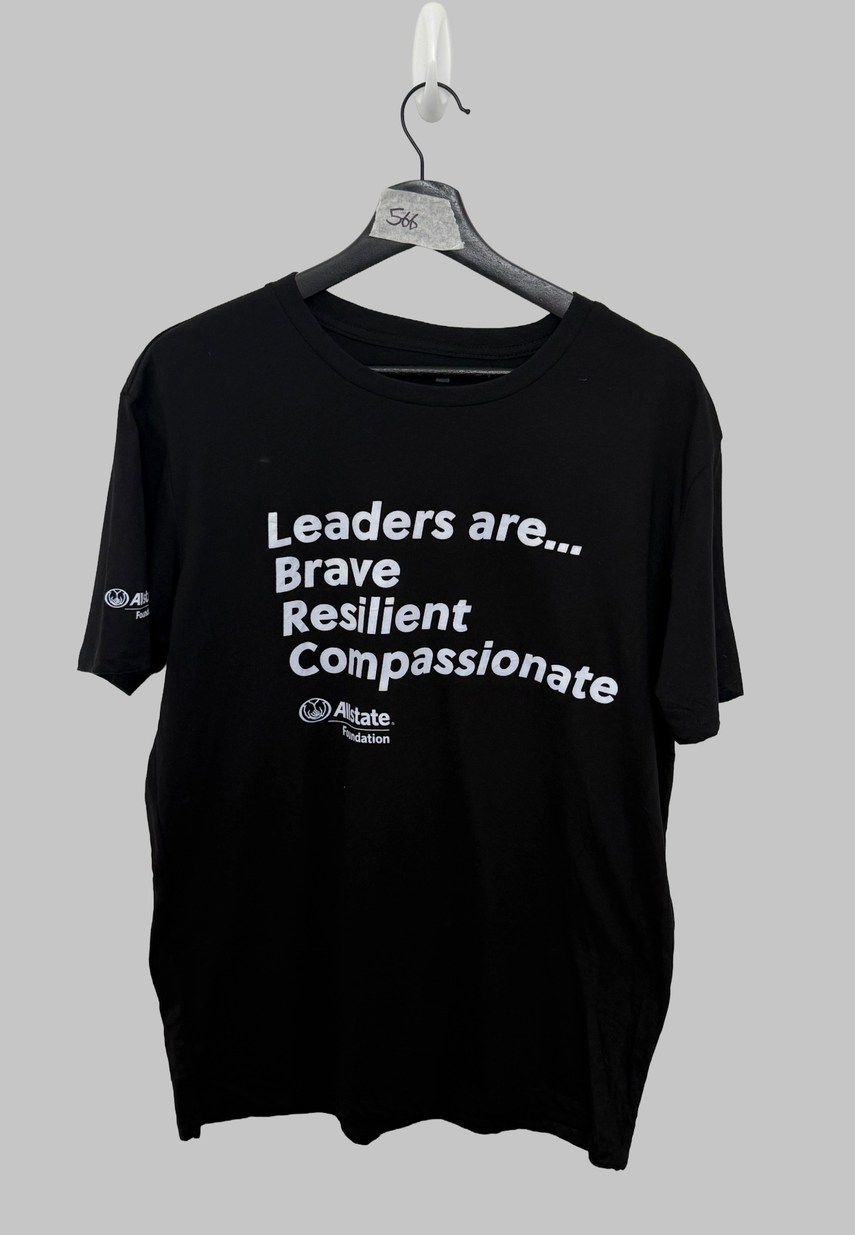 2019 US WE Day Tour T Shirt Black Graphic Leaders Are Allstate Mens Unisex Tee