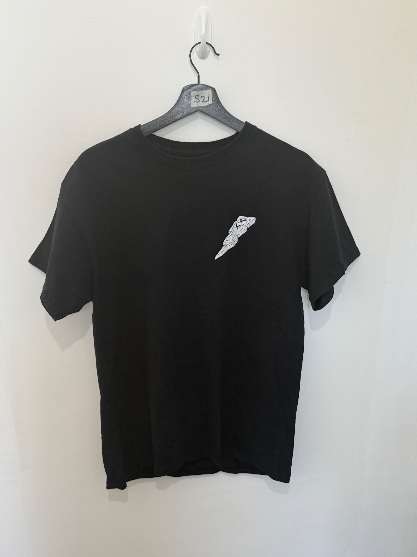 Dirty's Apple Pie Moonshine Graphic T Shirt Black Mens Skull Lightning Bolt