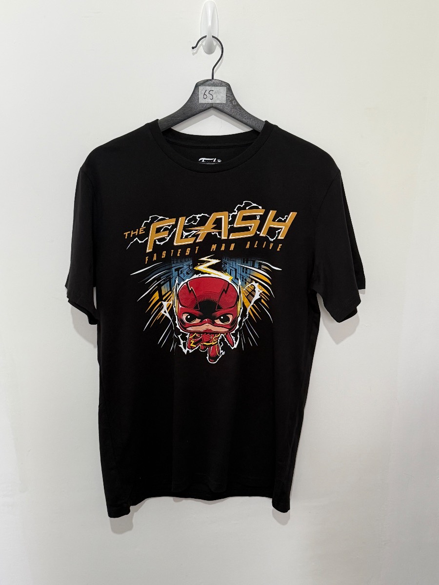 Funko DC Comics The Flash Shirt Mens M Black Graphic Tee Fastest Man Alive 2023