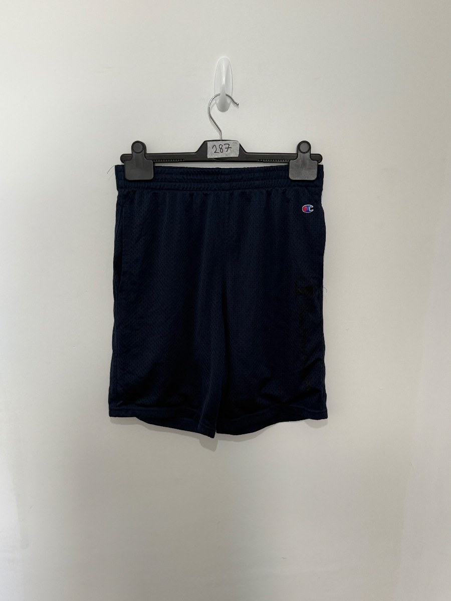 Champion Navy Blue Mesh Athletic Shorts Mens Vintage Gym Basketball Lounge