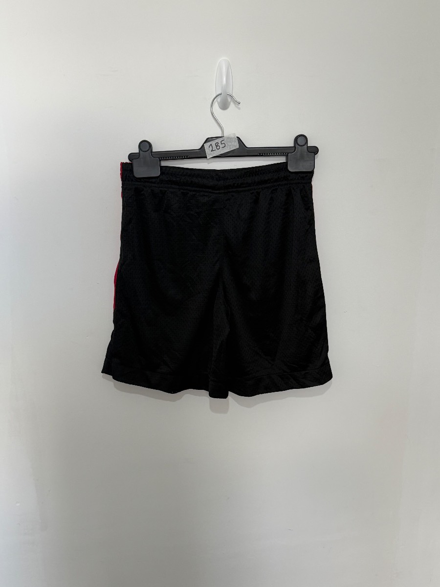 Vintage Crewcuts Mesh Basketball Shorts Black Red Athletic Sports Gym Mens Size L