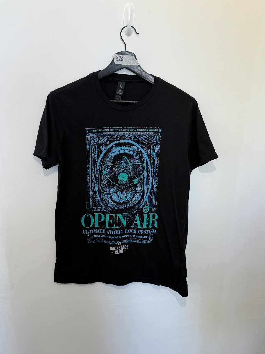 Open Air Atomic Rock Festival T Shirt XL Black Gildan Softstyle 2023 Graphic Tee