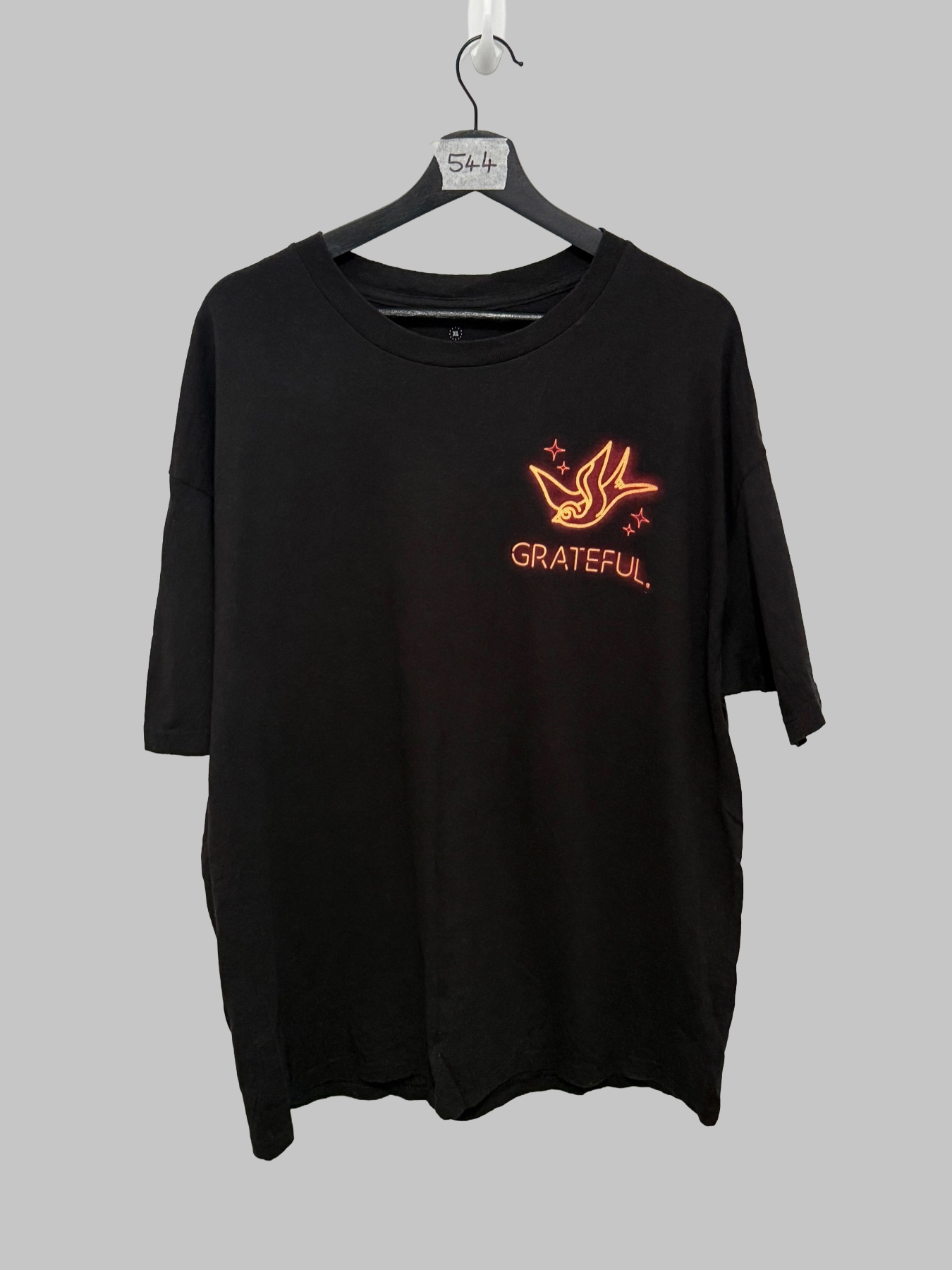 Grateful Apparel Shirt XL Mens Black Need God 24 Hrs Graphic Tee Made In USA