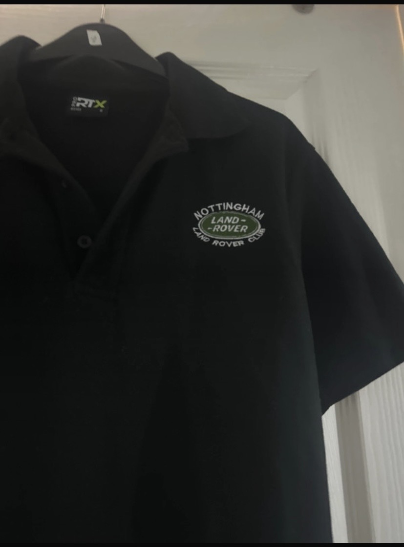 Nottingham landrover polo shirt size small