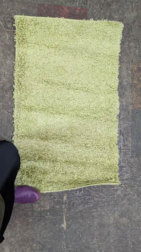 Paco Home Twister Shaggy Rug -Green-60*100cm-