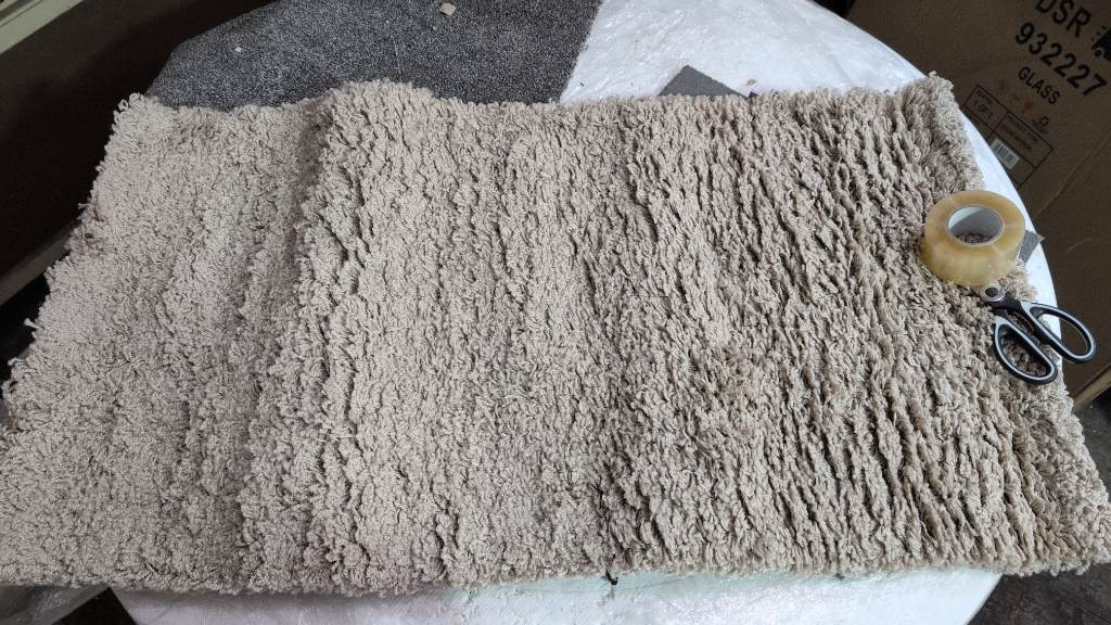Oxford Shaggy 60x110 cm light beige rug