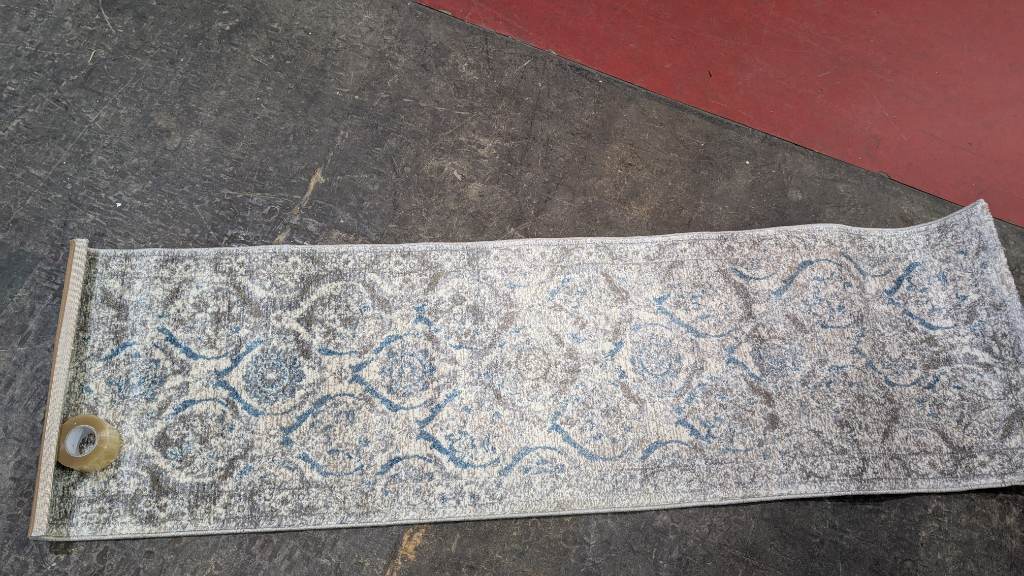 Vivace Parma Grey/Bone Cream Runner Rug -57*200cm