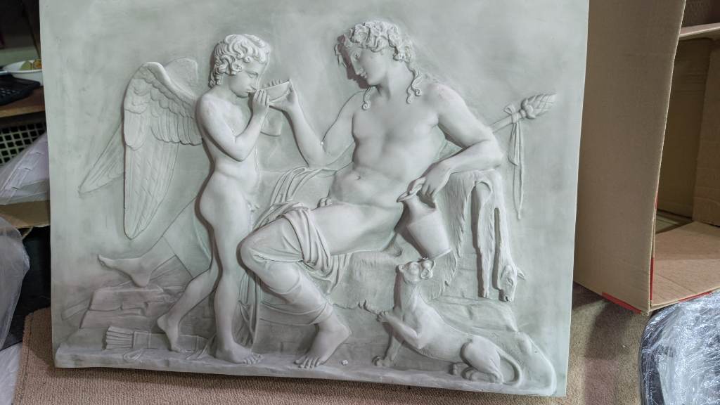 Design Toscano Eros and Dionysus High Relief Frieze
