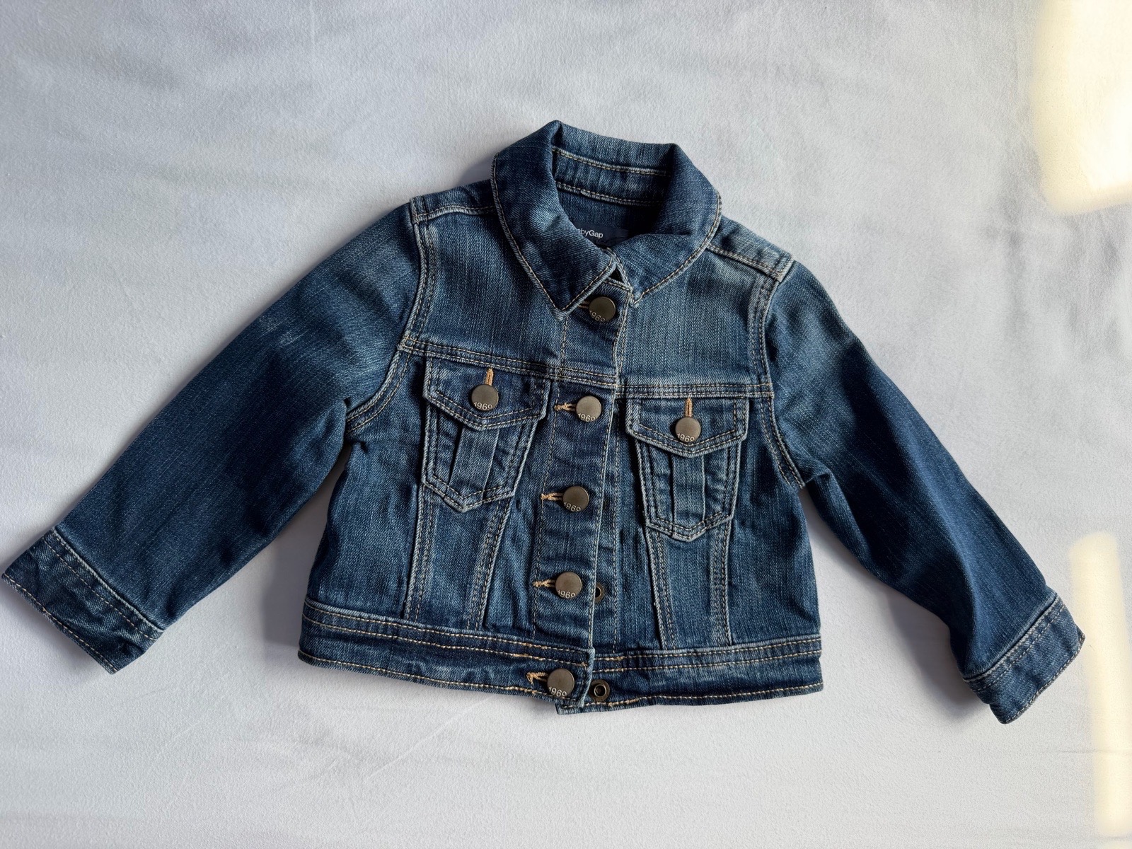 Girls gap jean jacket 12-18 months