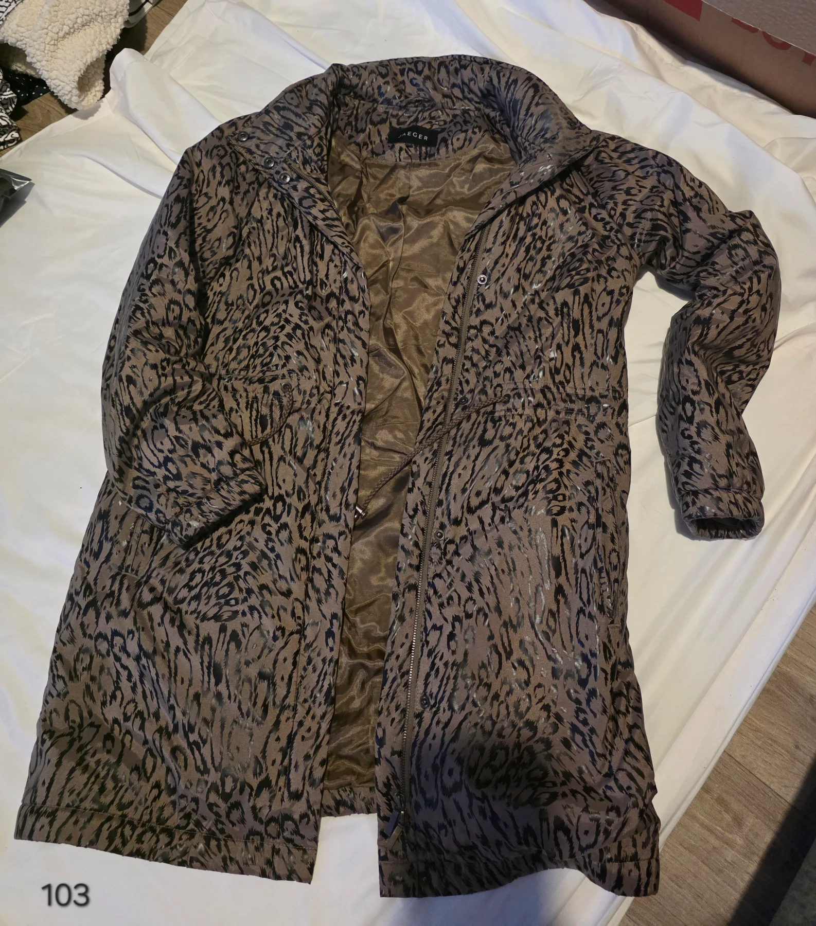 Jaeger Animal Print Coat