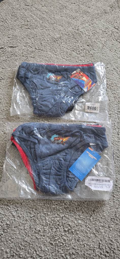 boys briefs age 7/8 blaze monster machine brand new