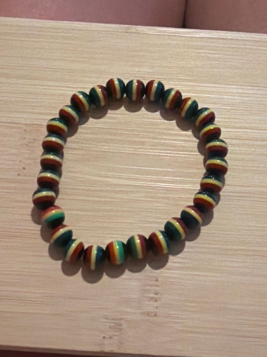 Handmade Reggae coloured bracelet