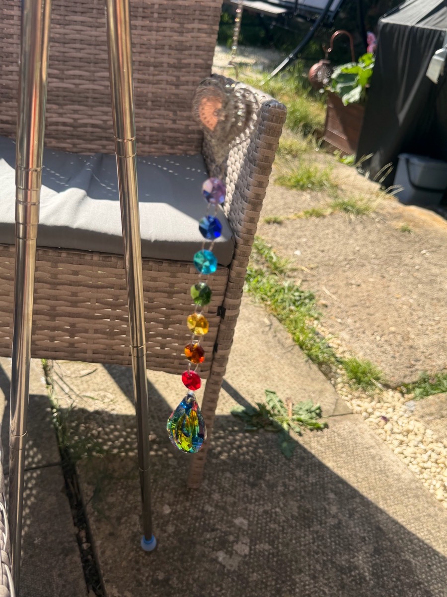 3d heart sun catcher