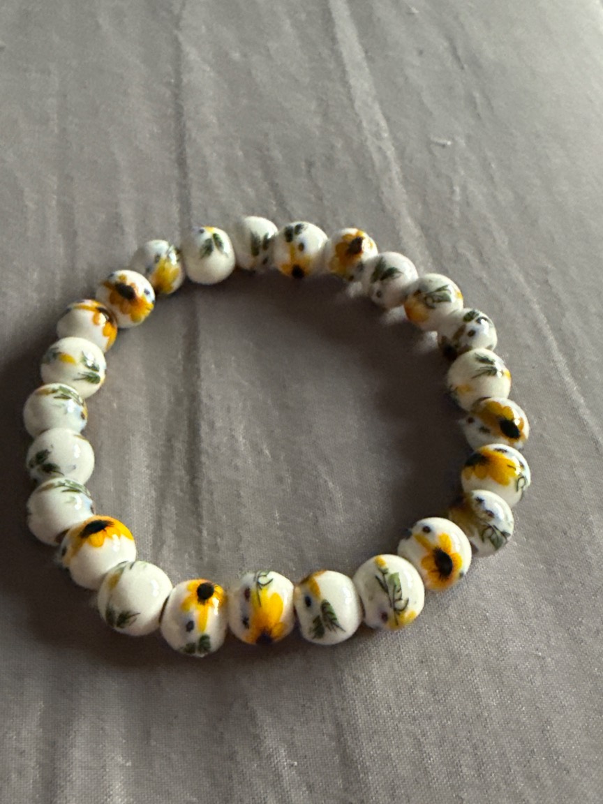 Sunflower bracelet