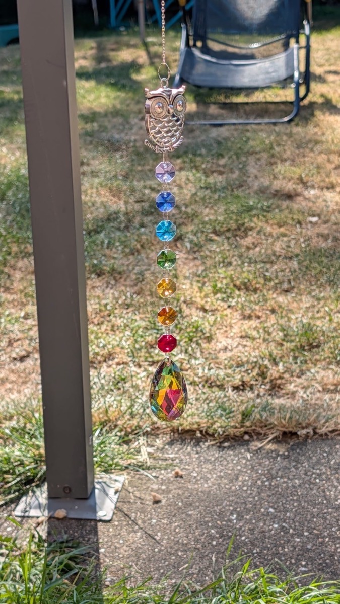 Owl sun catcher