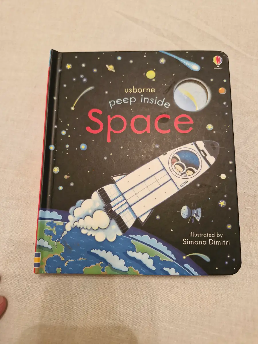 Usborne peep inside space lift the flap book