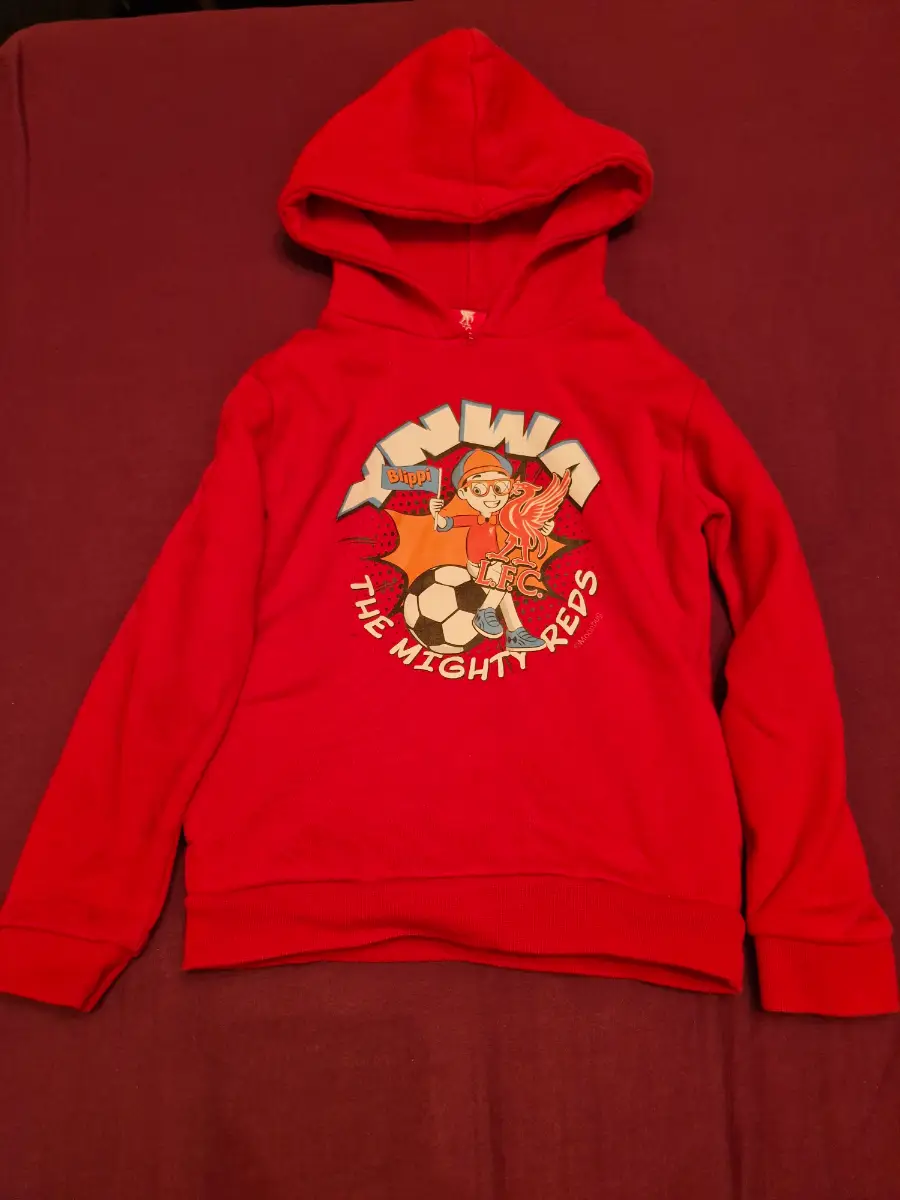 Liverpool football club blippi over head hoodie