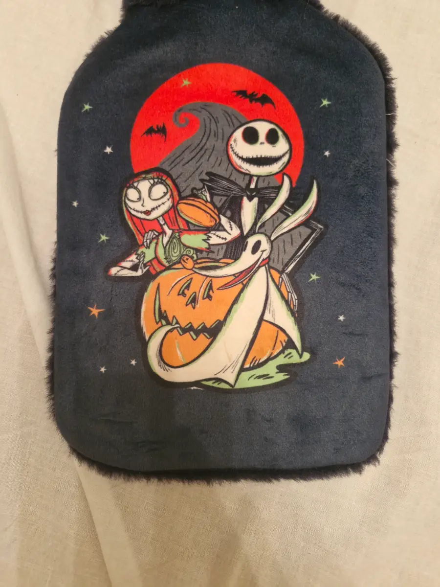 Disney x asda george nightmare before christmas hot water bottle and cover.