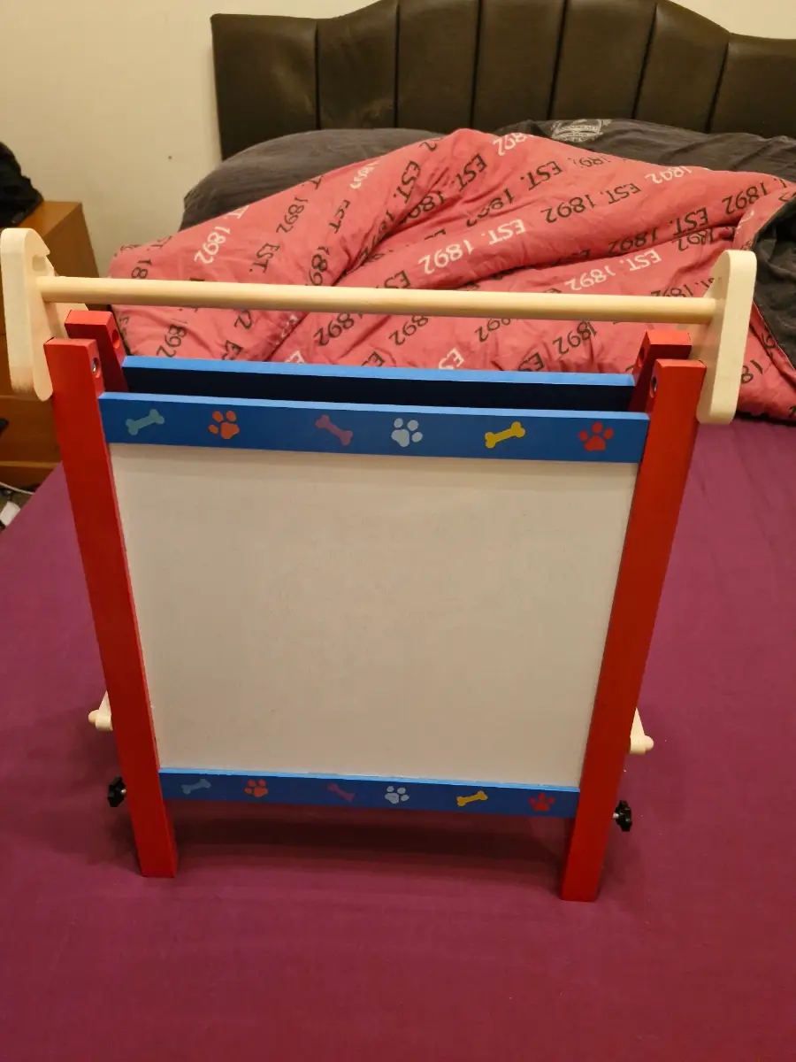 Paw patrol chalkboard and whiteboard easel