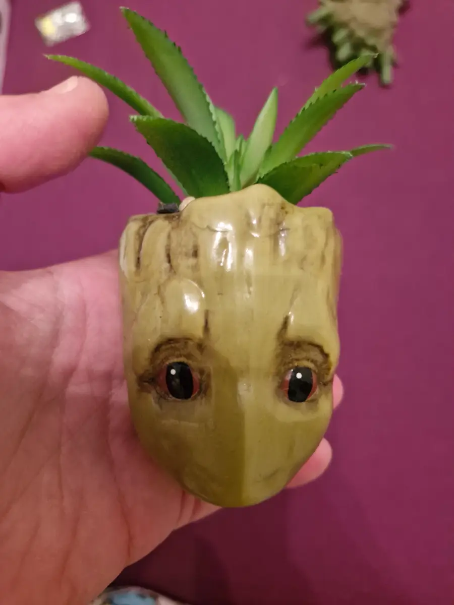 Disnsy marvel guardians of the galaxy groot small fake plant