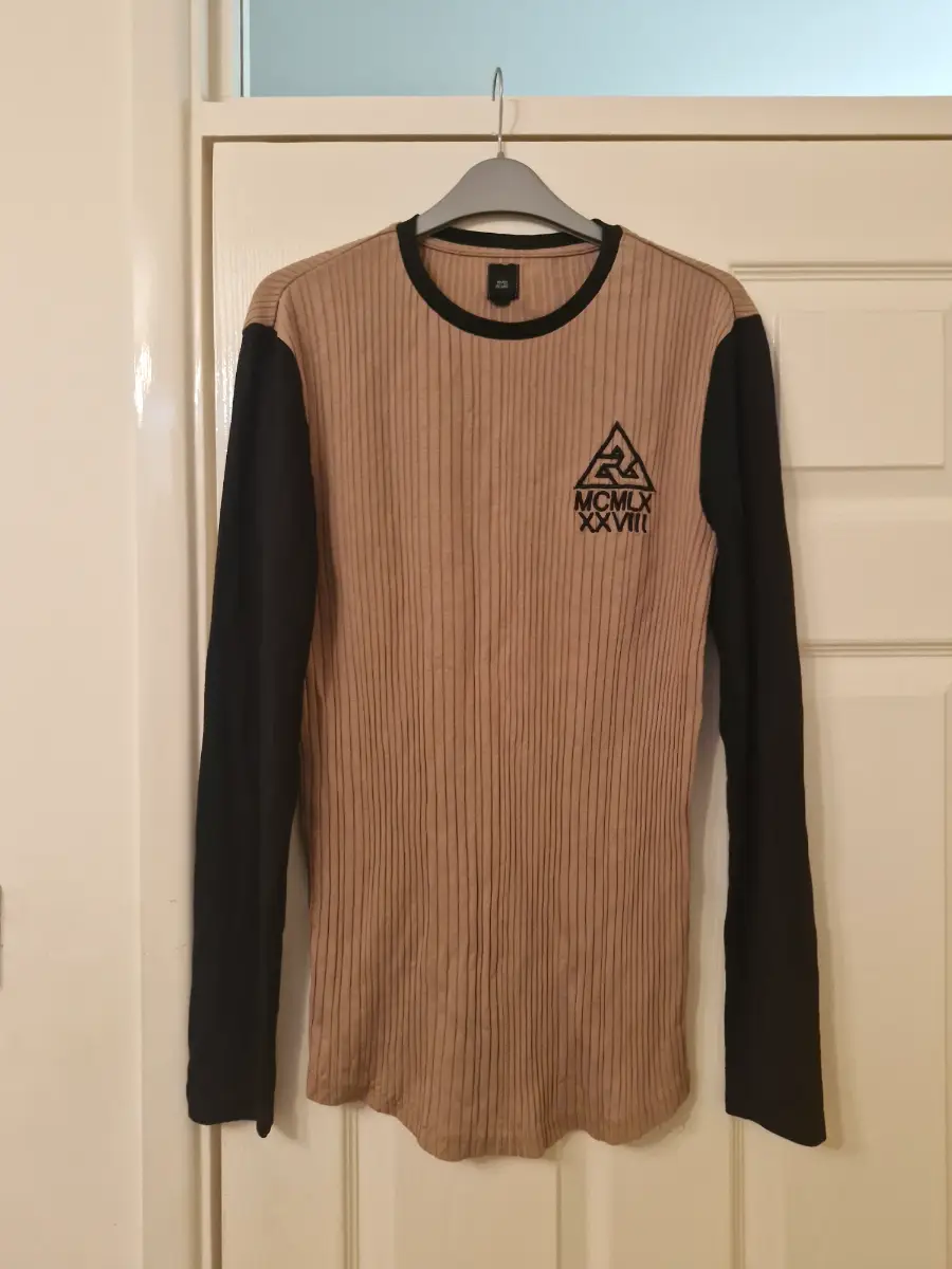 River island men's long sleeve top