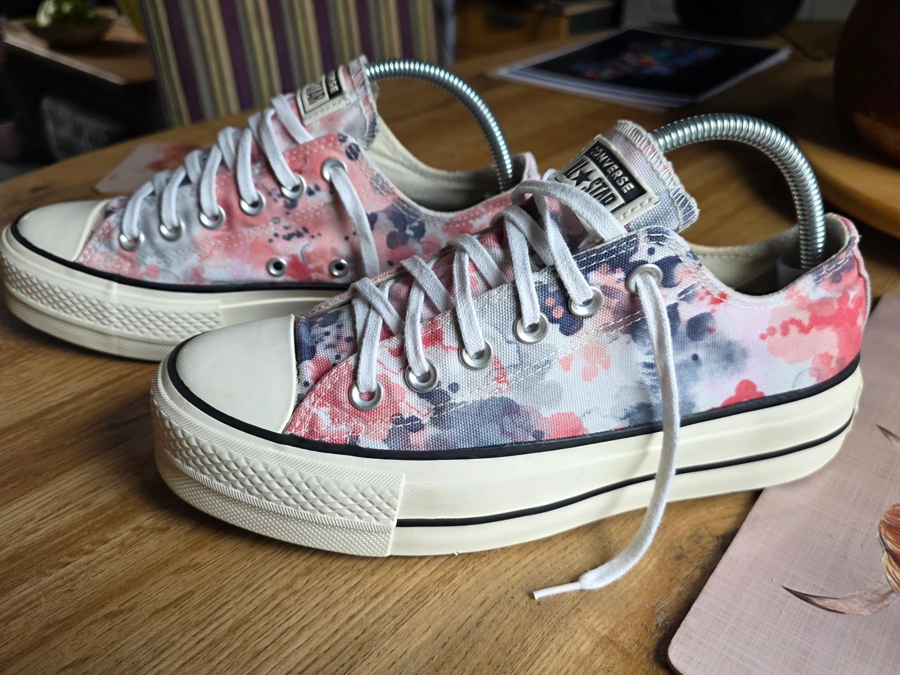 Converse All Stars platforms uk size 5