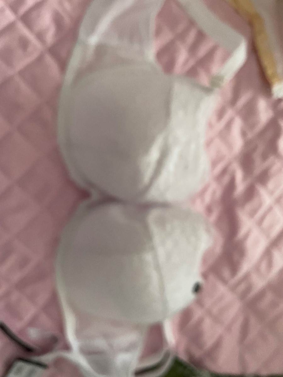 White padded bra