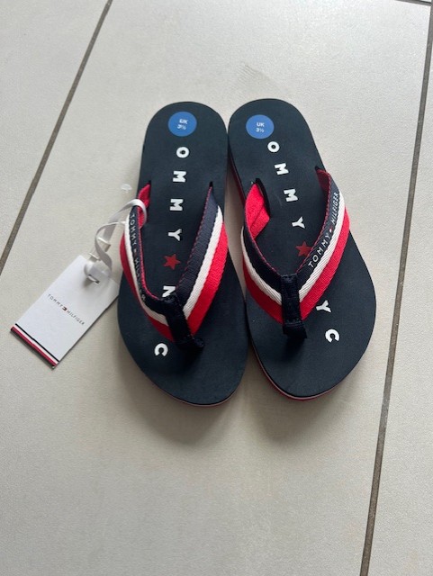 Tommy Hilfiger Women's Tommy Loves NY Beach Sandal Flip Flops UK 3.5