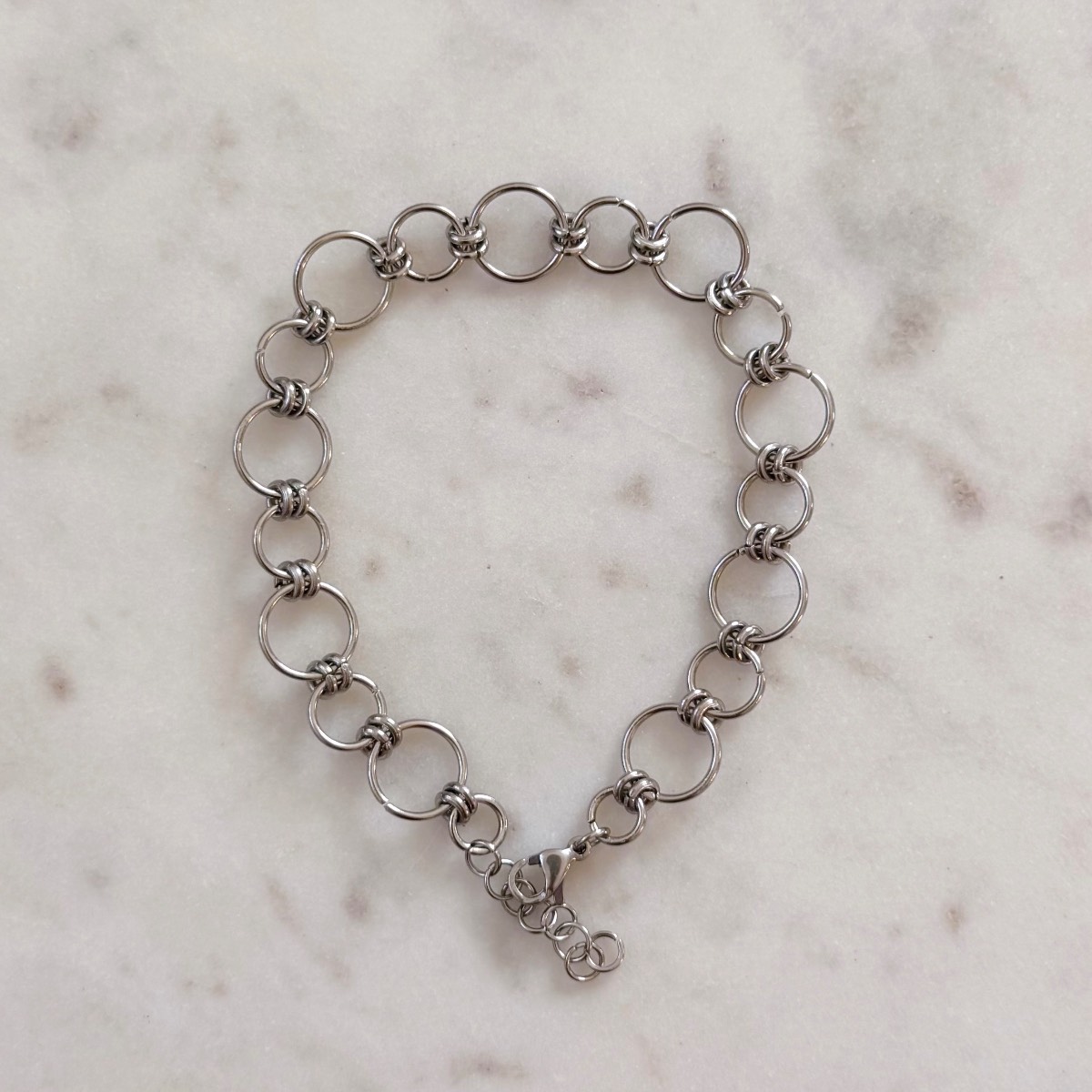 Handmade Stainless Steel Minimalist 4in1 Chainmail Bracelet
