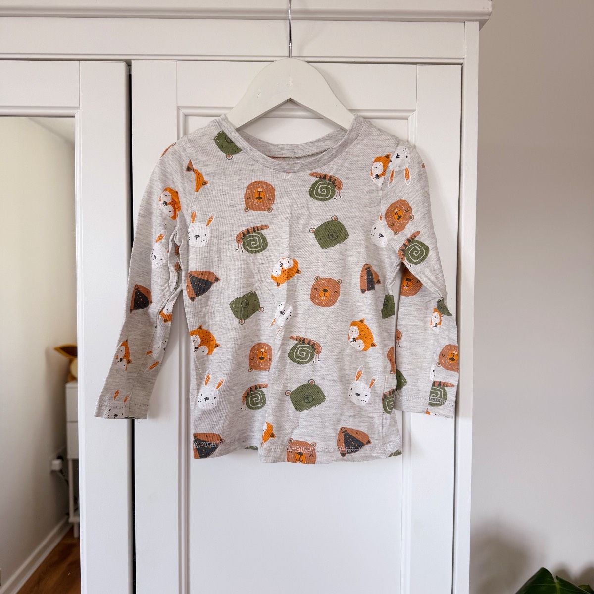 Next Grey Woodland Long Sleeve Top 2-3 Years