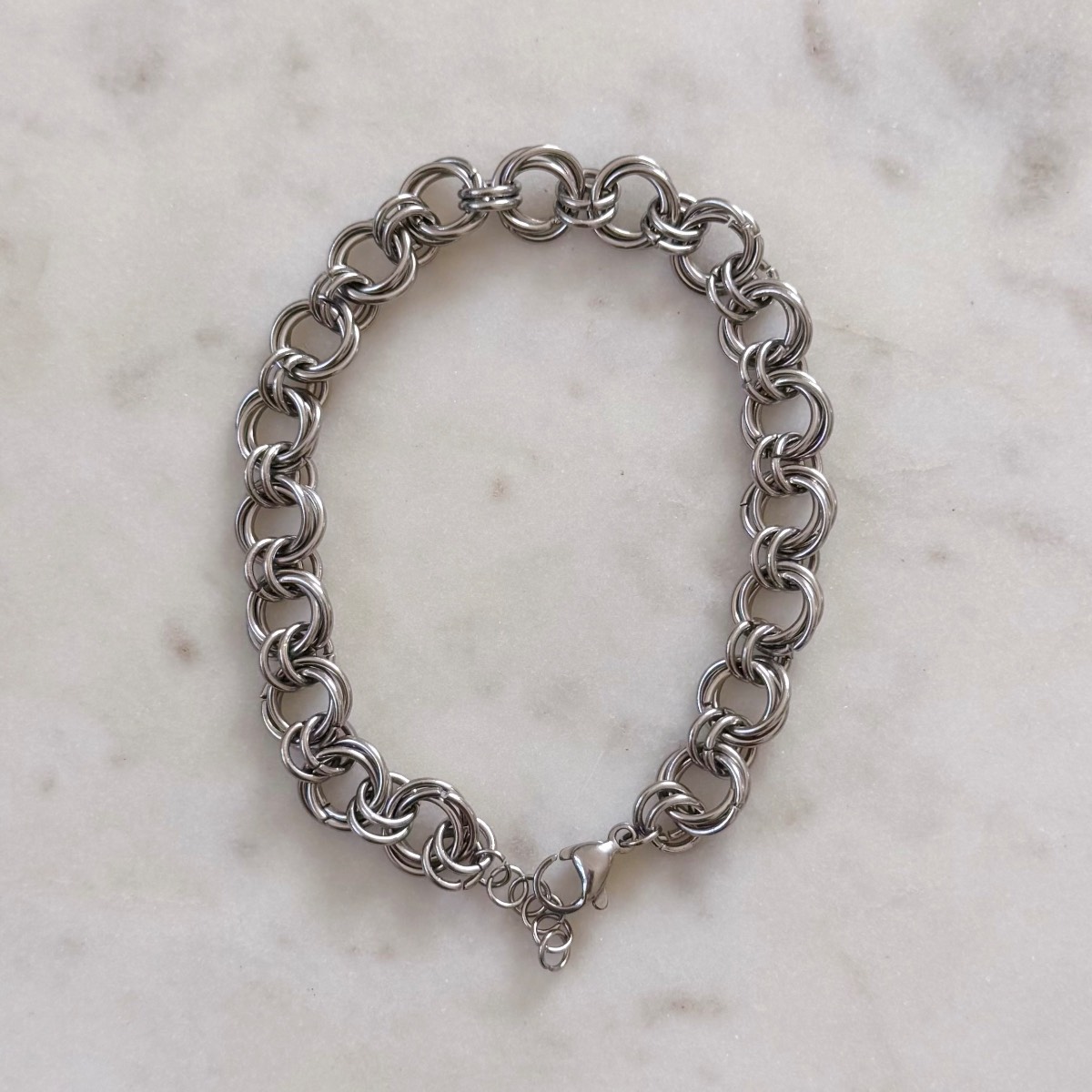 Handmade Stainless Steel Mobius 4in1 Chainmail Bracelet