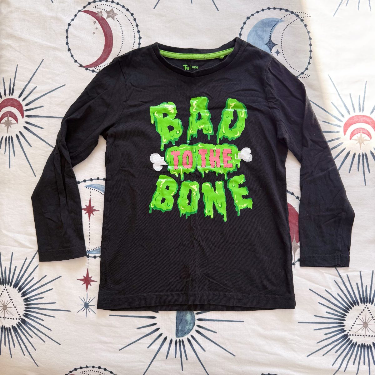 Tu Black Bad to the Bone Long Sleeve Top